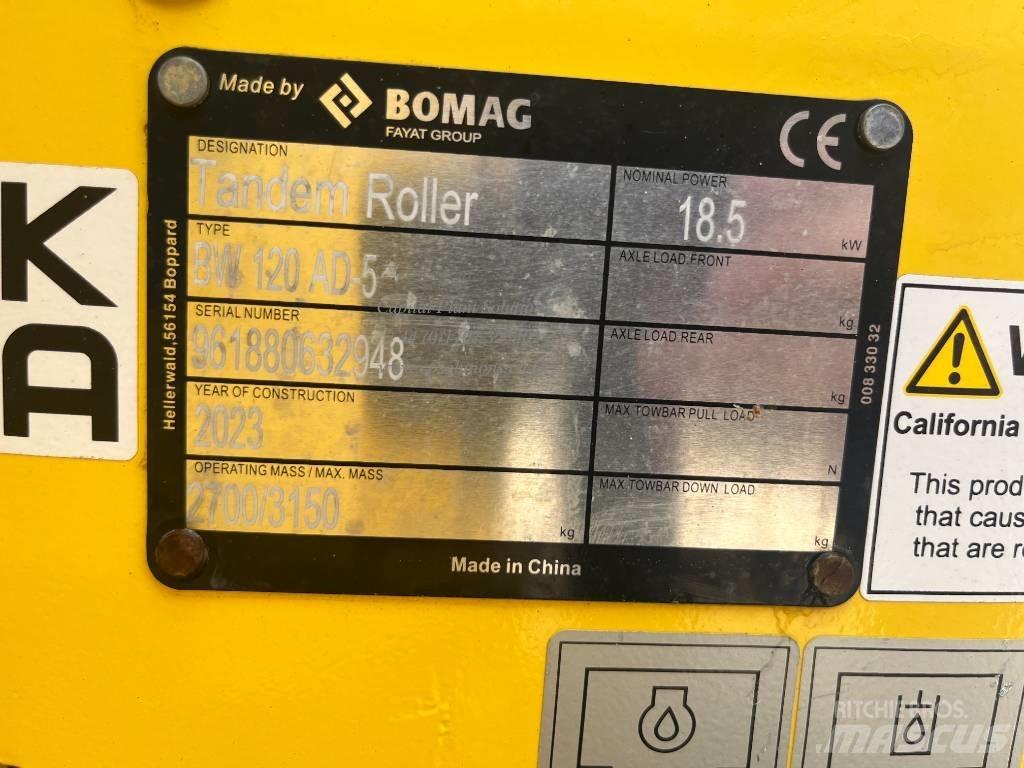 Bomag BW 120 AD-5 双轮压路机