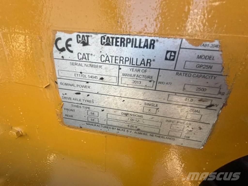 CAT GP25N Heftruck 天然气叉车