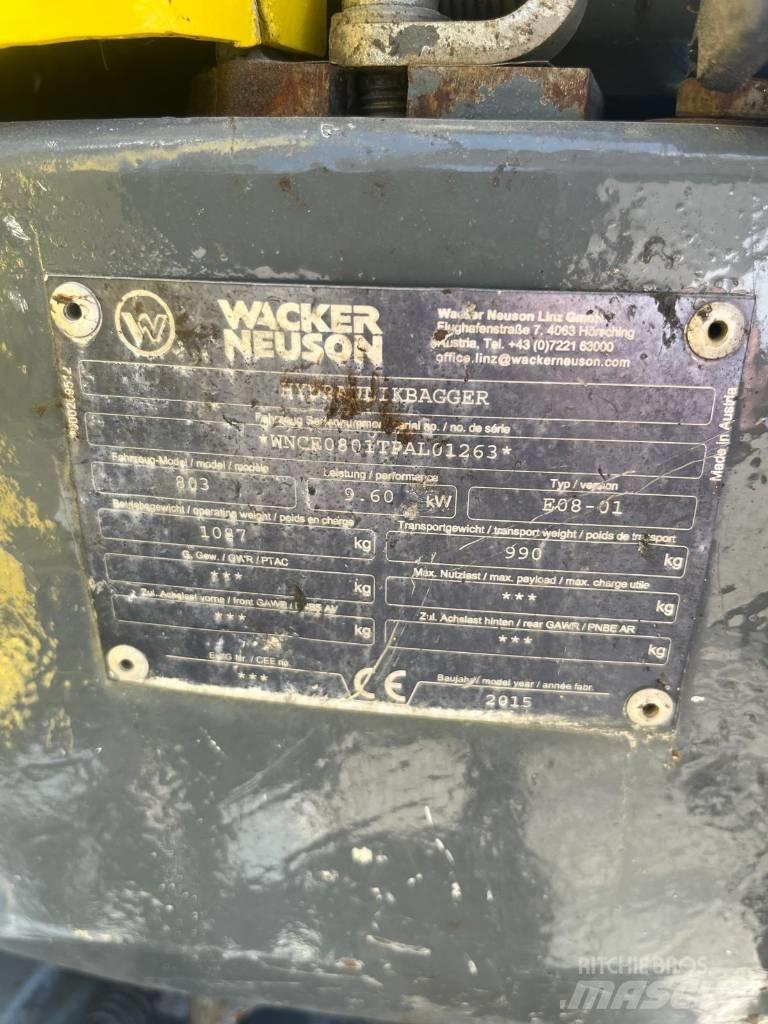 Wacker Neuson 803 RD 小型挖掘机