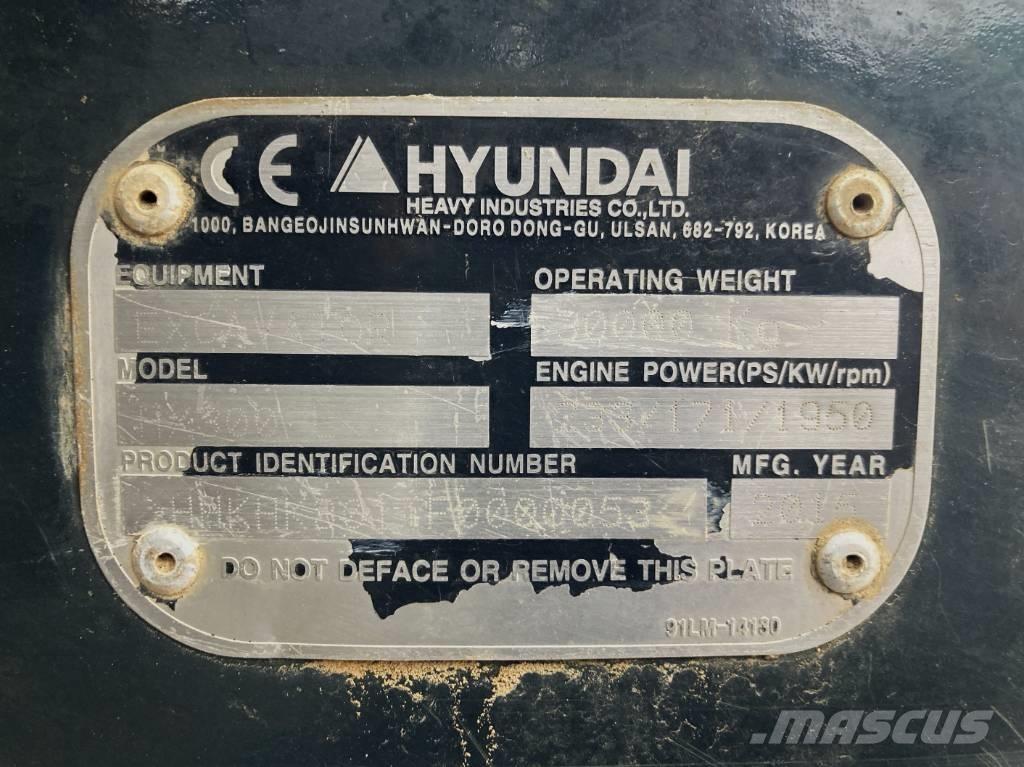 Hyundai HX 300 L 履带挖掘机
