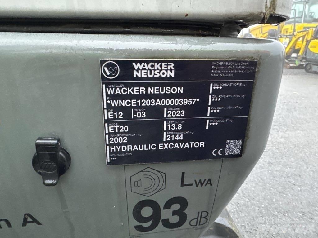 Wacker Neuson ET20 履带挖掘机