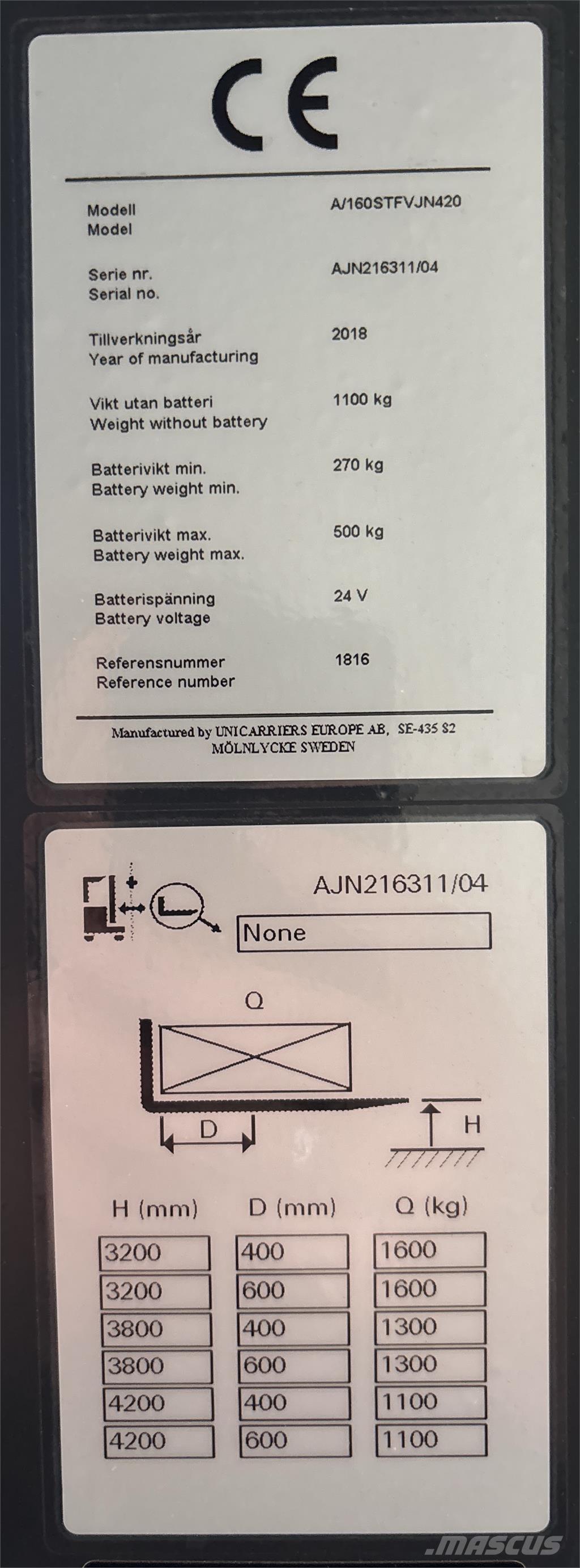 Atlet A160 行走式堆垛机