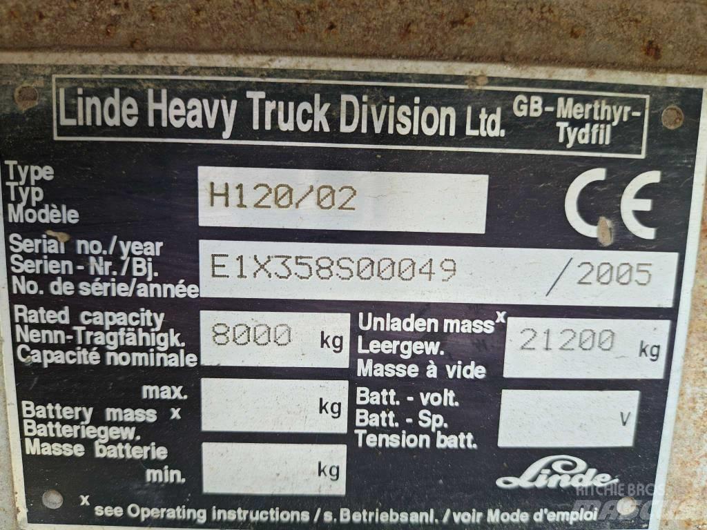 Linde H 120 柴油叉车