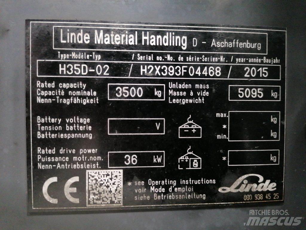 Linde H35D-02 柴油叉车