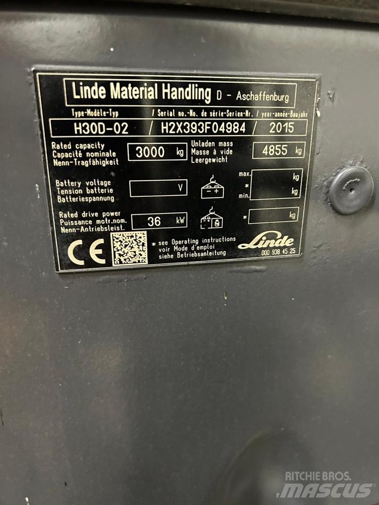 Linde H30D-02 EVO 柴油叉车