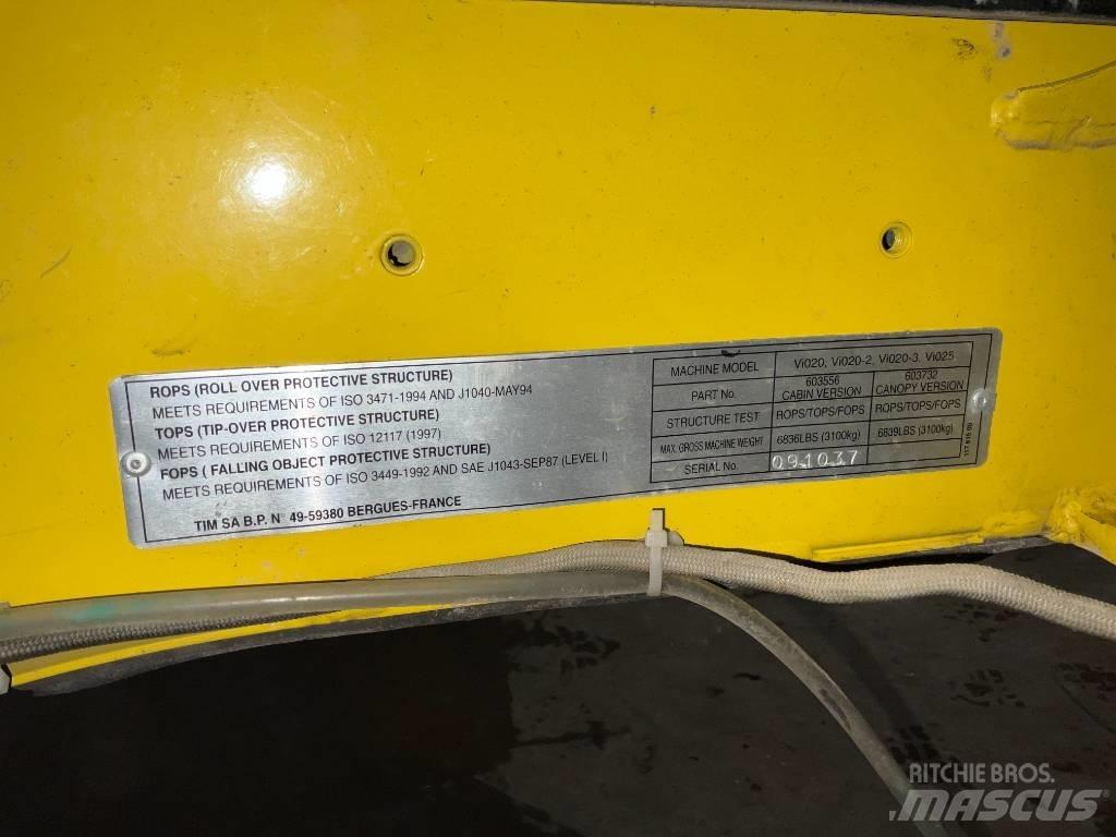 Yanmar Vio 20 / vio 25 驾驶室与内部