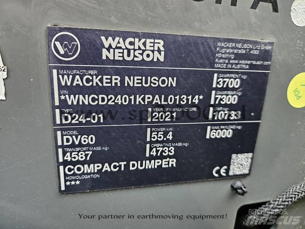 Wacker Neuson DV 60 翻斗车\公路型自卸车