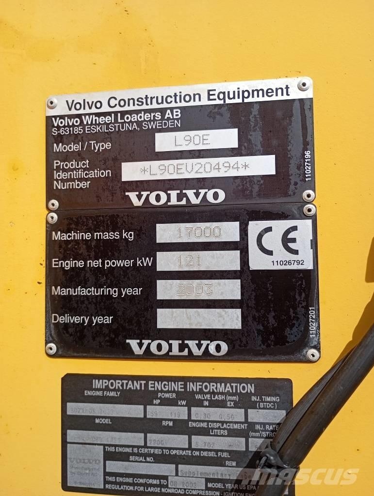 Volvo Radlader L90E 轮式装载机