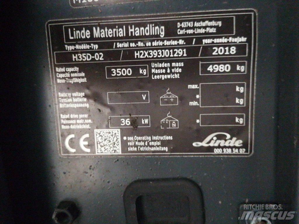 Linde H35D-02 柴油叉车