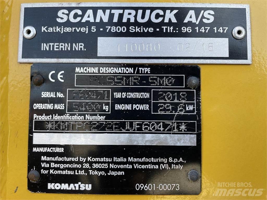 Komatsu PC55MR-5 轮式挖掘机