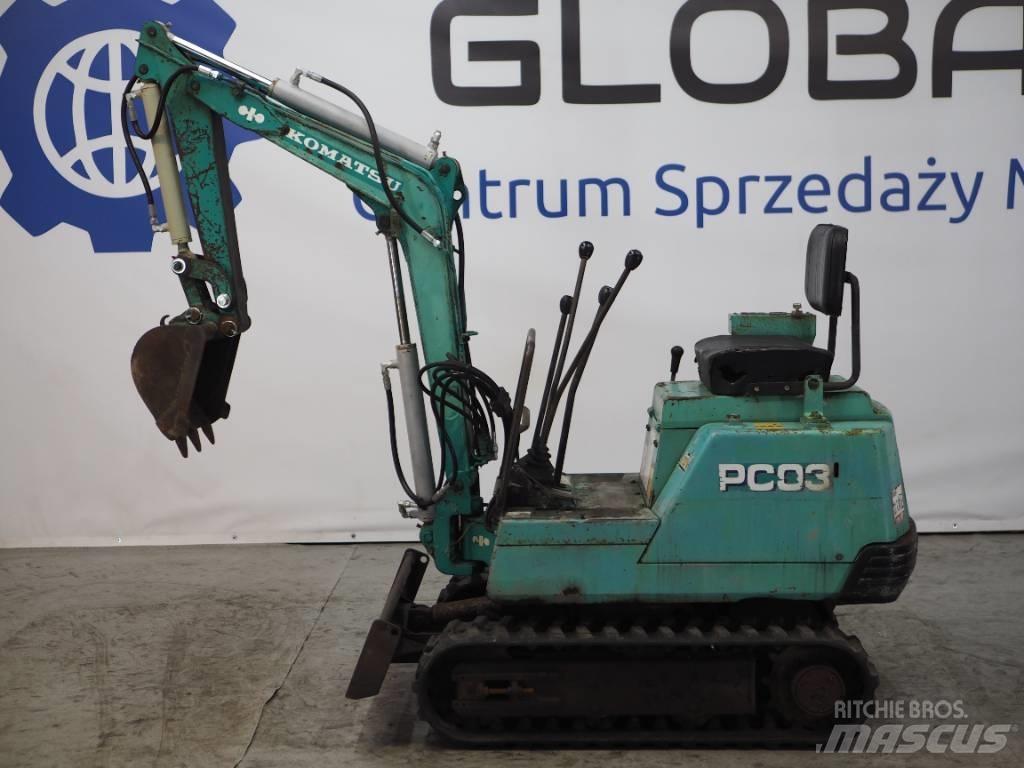 Komatsu PC03-1 小型挖掘机