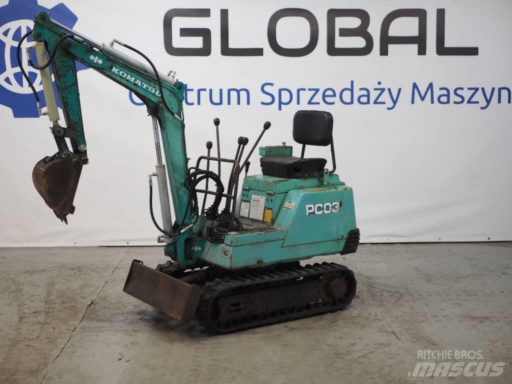 Komatsu PC03-1 小型挖掘机