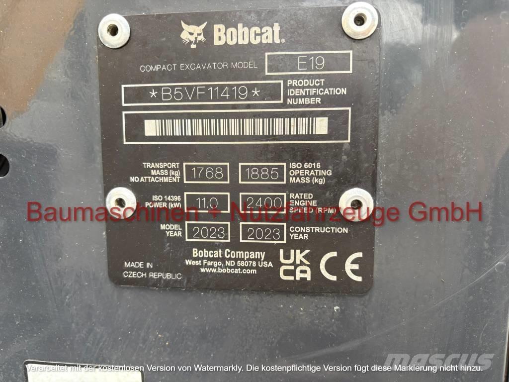 Bobcat E 19 小型挖掘机