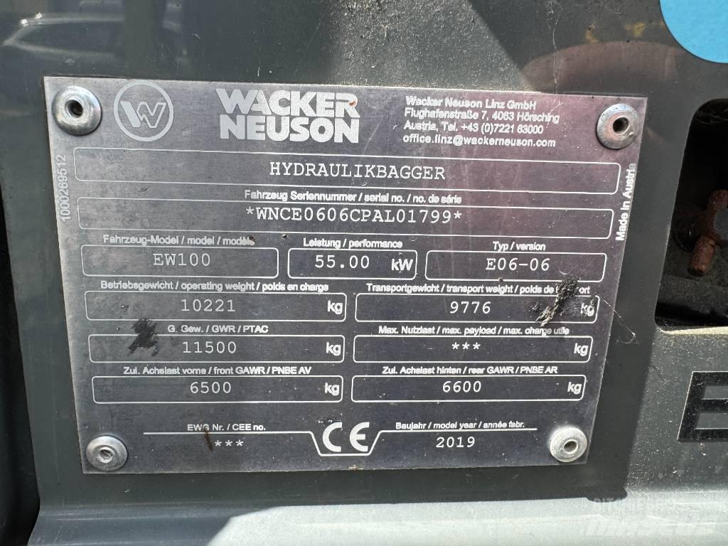 Wacker Neuson EW100 轮式挖掘机