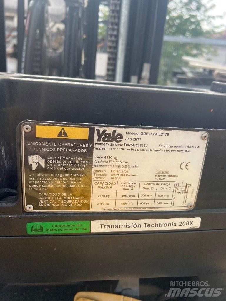Yale 2500D 柴油叉车