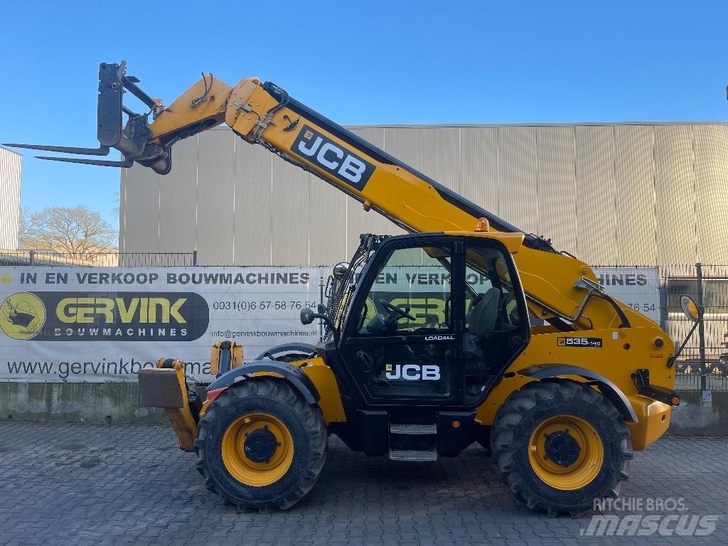 JCB 535-140 Hiviz 伸缩臂叉装车|叉装车