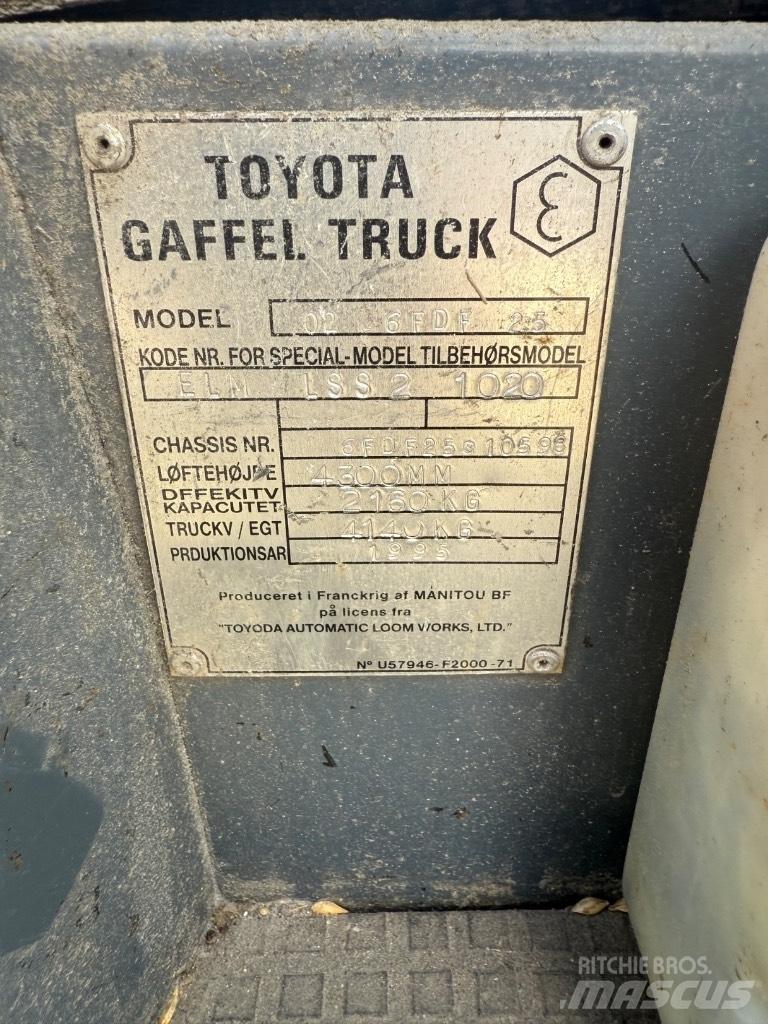Toyota FD 25 柴油叉车