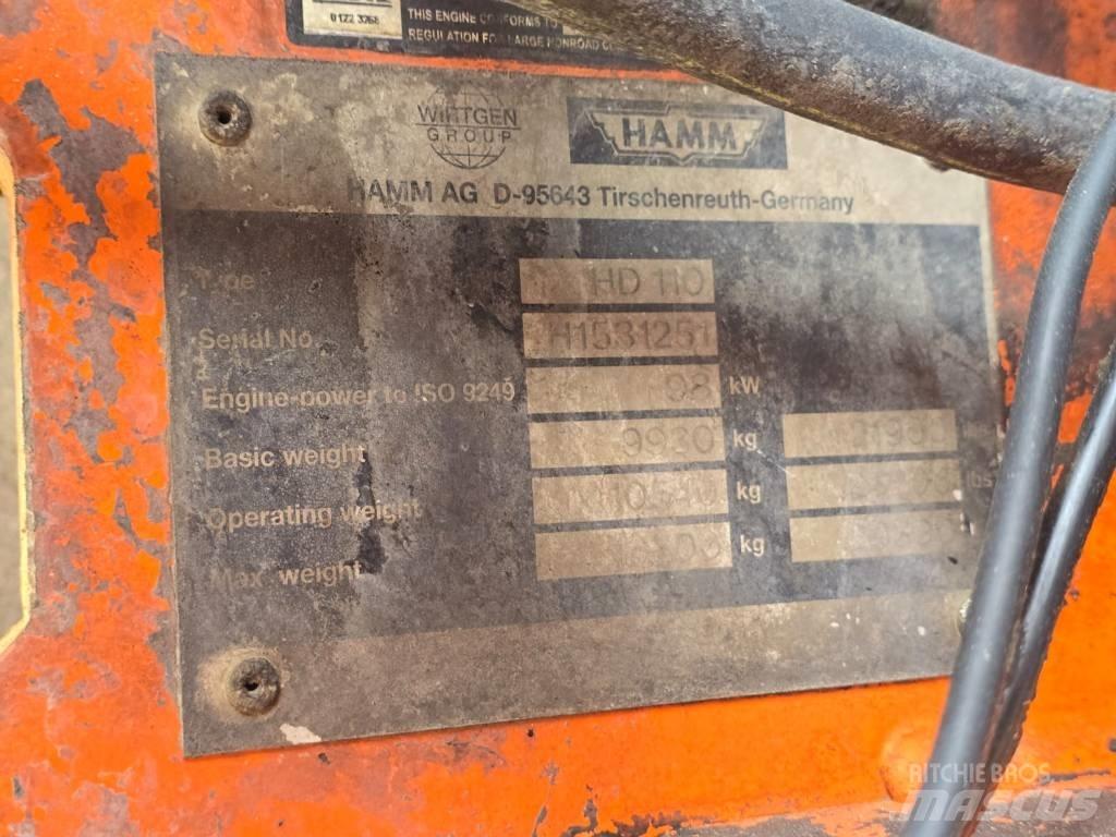 Hamm HD 110 双轮压路机