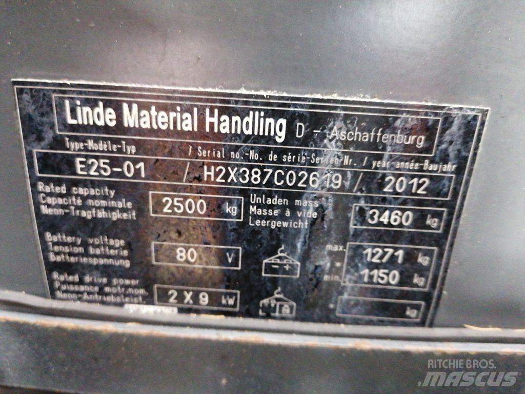 Linde E25-01 电动叉车