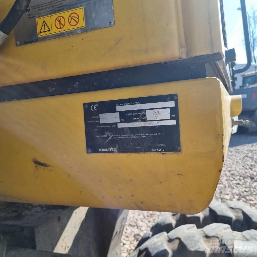 Komatsu PW160 - 11 轮式挖掘机