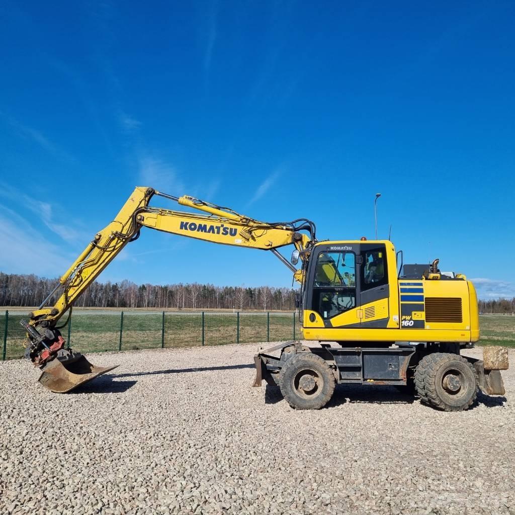 Komatsu PW160 - 11 轮式挖掘机