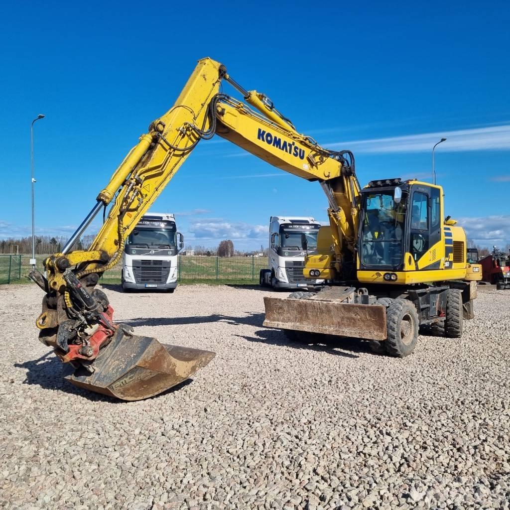 Komatsu PW160 - 11 轮式挖掘机