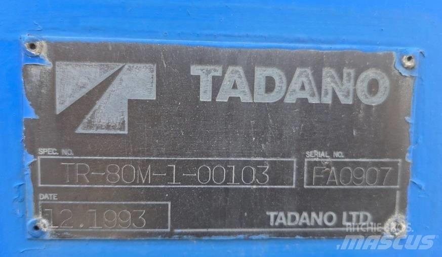 Tadano TR 80 M-1 越野轮胎起重机︳越野吊︳越野起重机︳移动式起重机