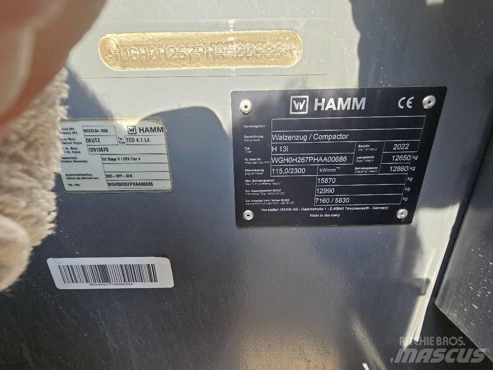 Hamm H13 i 单轮压路机
