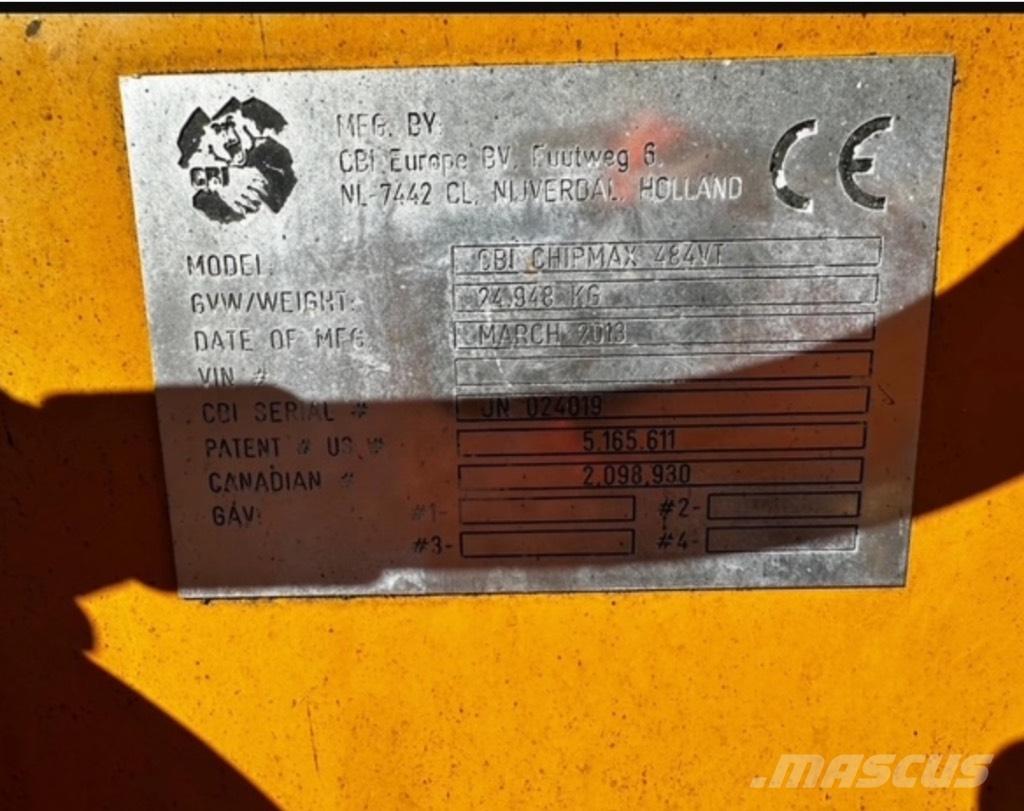 CBI Chipmax 484VT 木材削片机