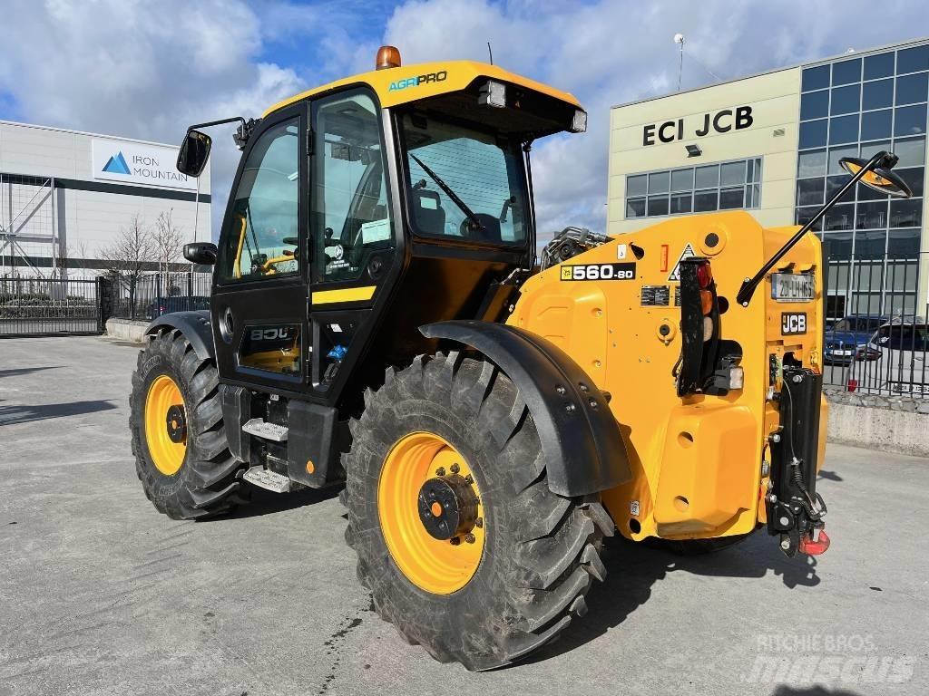 JCB 560-80 AGRI PRO 伸缩臂叉装车|叉装车