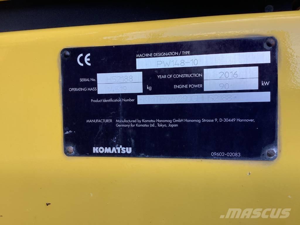 Komatsu PW148-10 轮式挖掘机