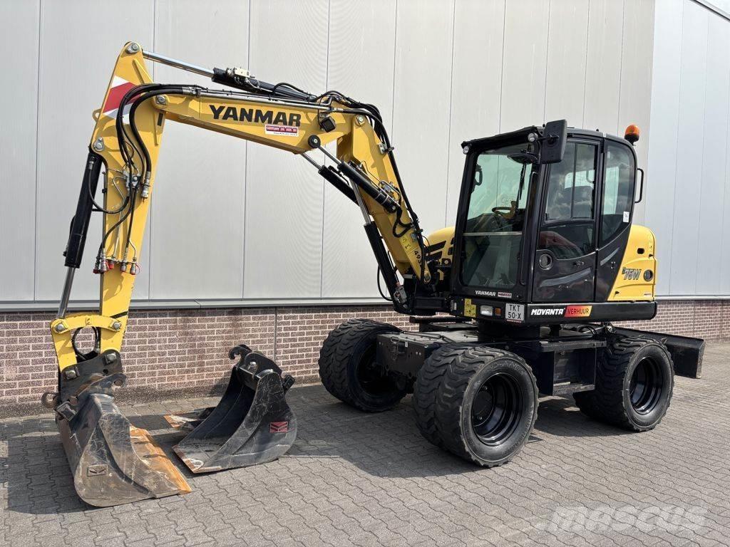 Yanmar B75W 轮式挖掘机
