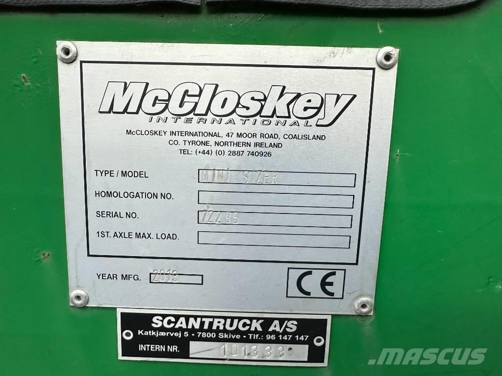 McCloskey MINI SIZER 移动式破碎机