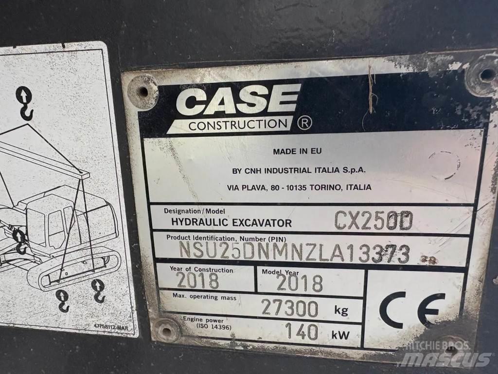 CASE CX250D 履带挖掘机