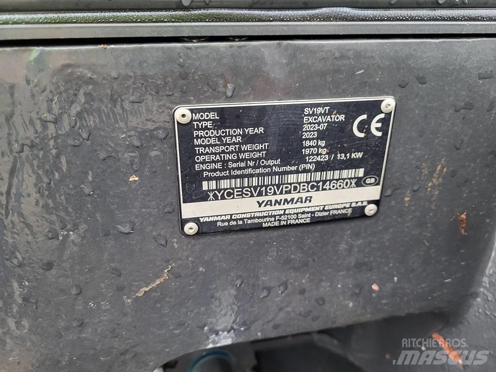 Yanmar SV 19 VT 小型挖掘机