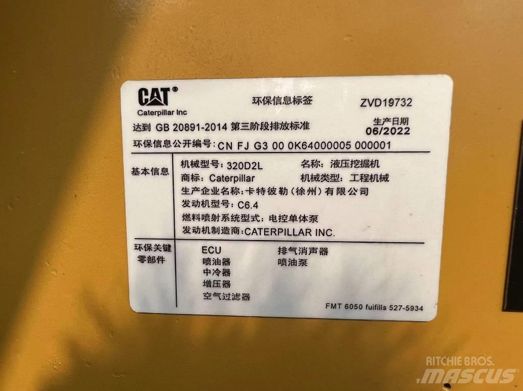 CAT 320 D 履带挖掘机