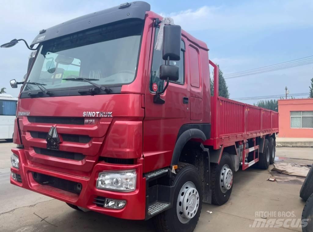 Howo 371 平板栏板货车