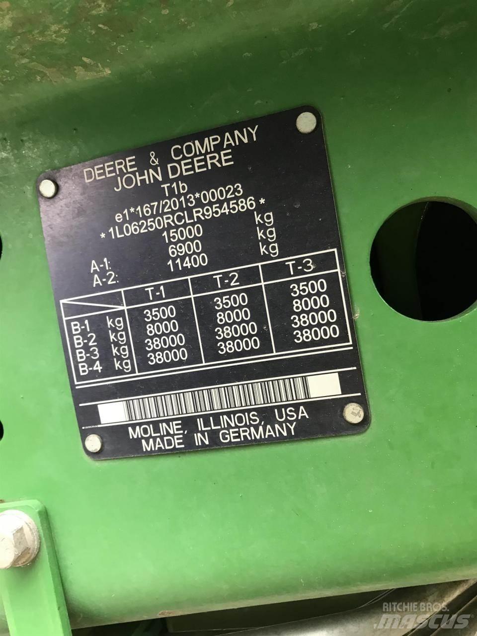 John Deere 6250R 拖拉机/农用车