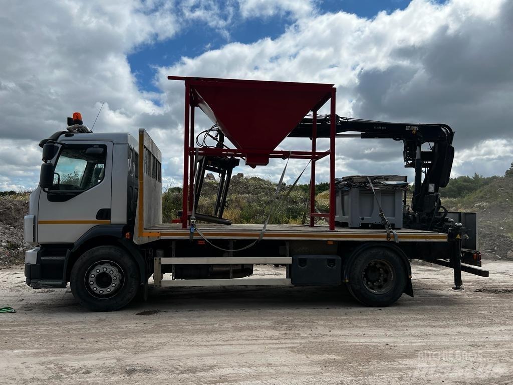 Volvo FL260 平板栏板货车