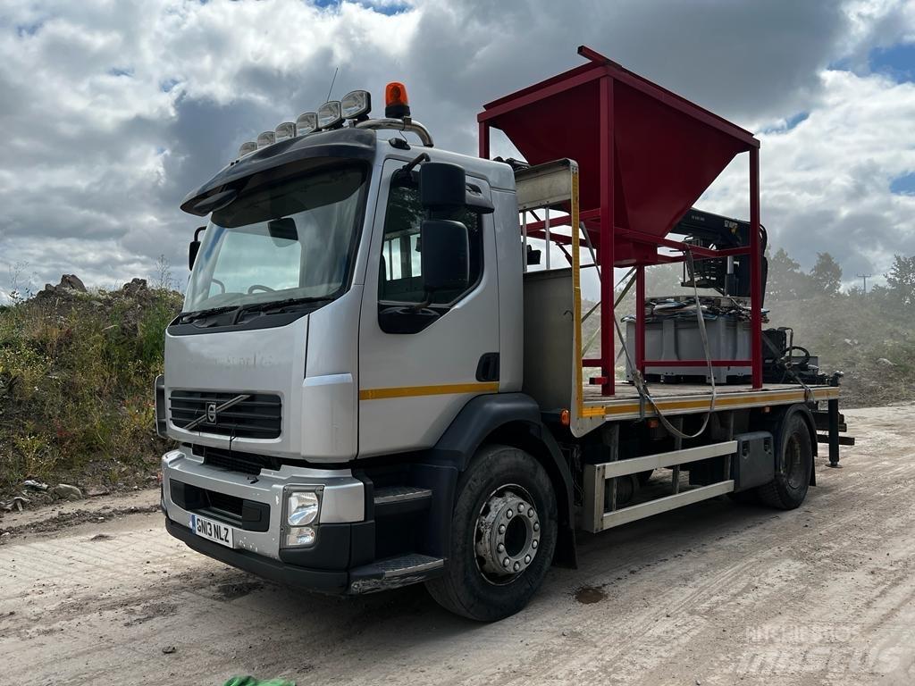 Volvo FL260 平板栏板货车
