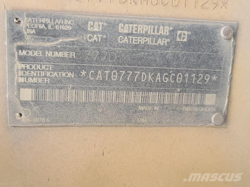 CAT 777 D 铰接式自卸车