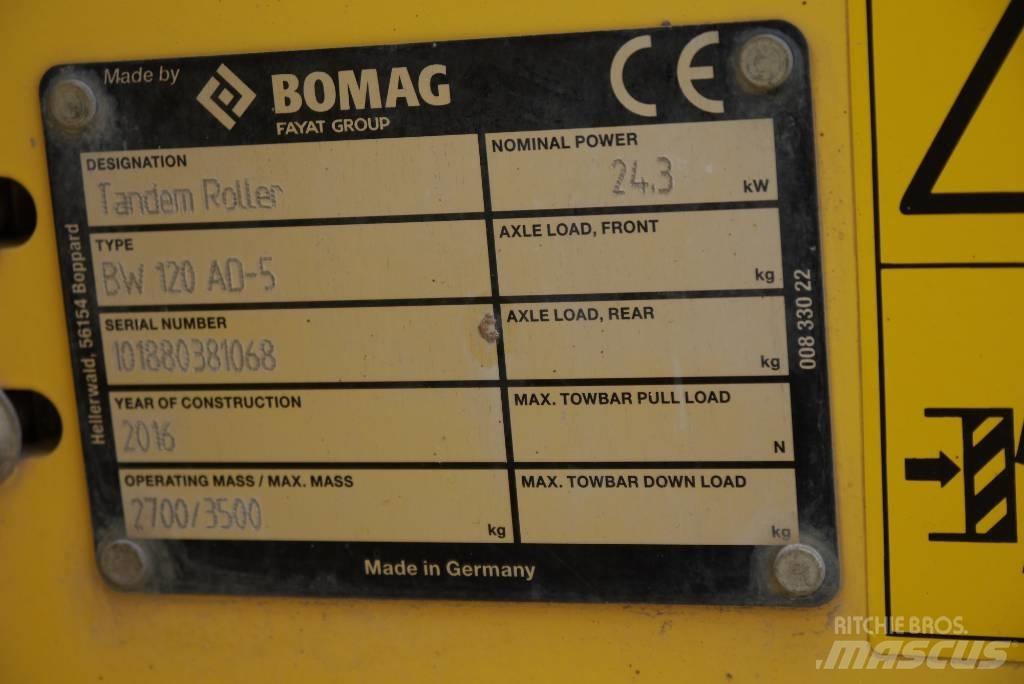 Bomag BW 120 AD-5 双轮压路机