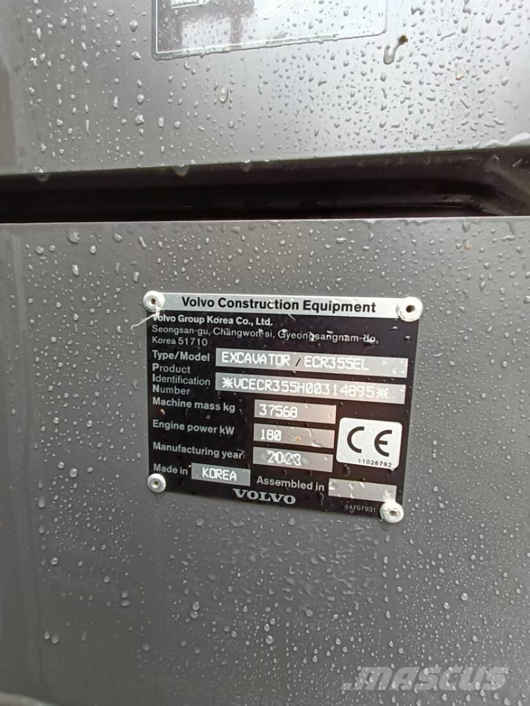 Volvo ECR 355 EL 履带挖掘机