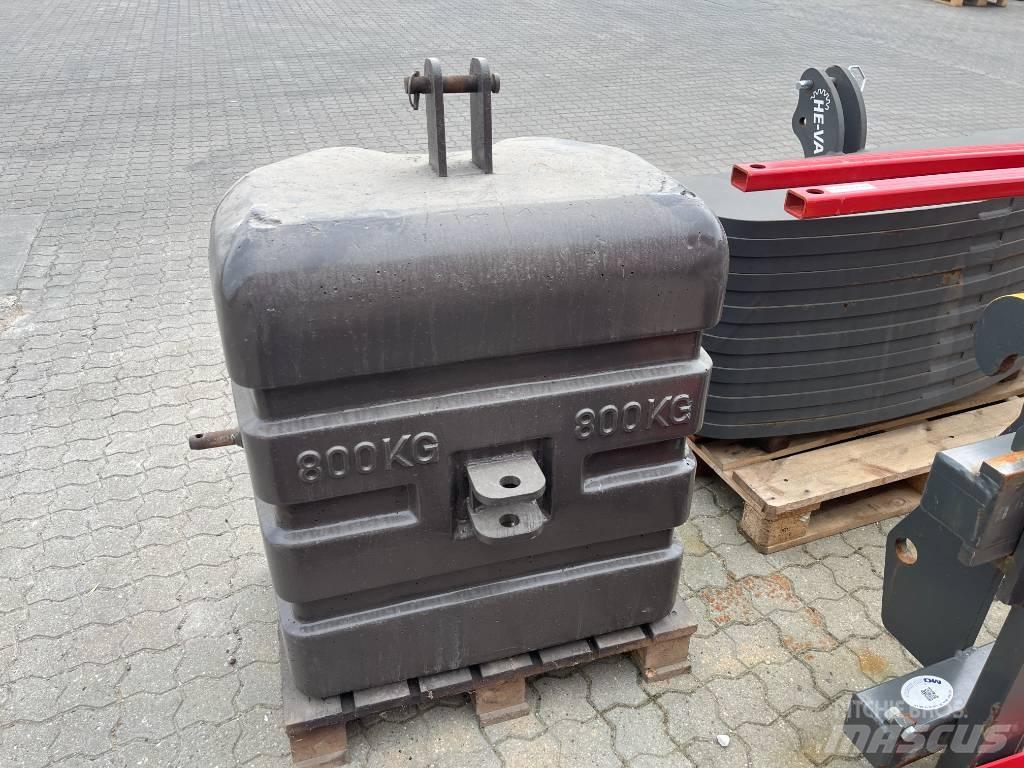 He-Va 800 KG 前配重块