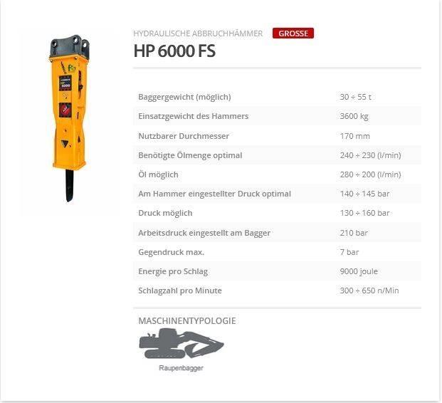 Indeco HP 6000 FS 破碎锤