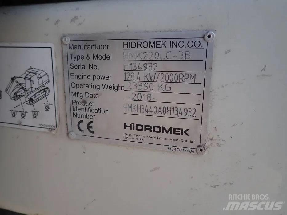 Hidromek HMK 220LC 履带挖掘机