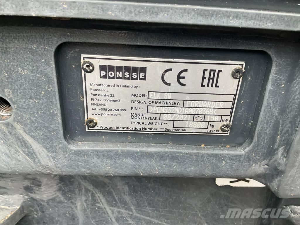 Ponsse ELK 8W 集运机