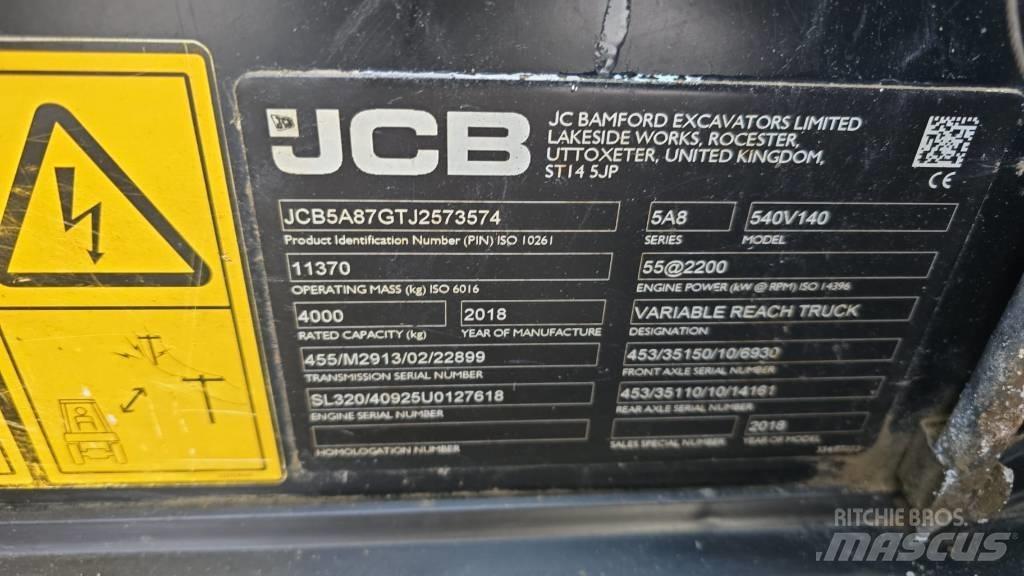 JCB 540-140 伸缩臂叉装车|叉装车