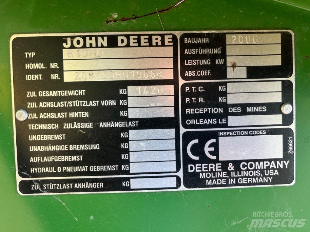 John Deere 2256 联合收割机