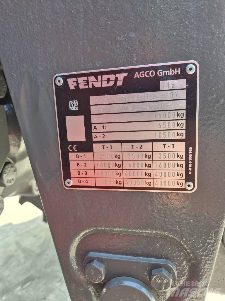 Fendt 822 Vario 拖拉机/农用车